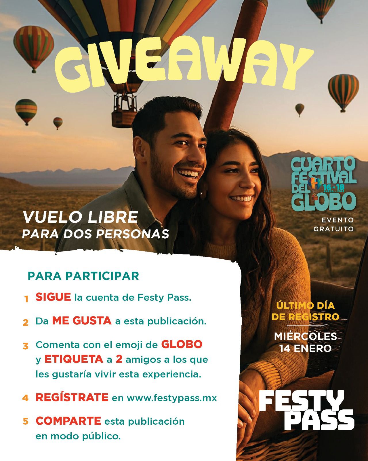 Giveaway Festival del Globo