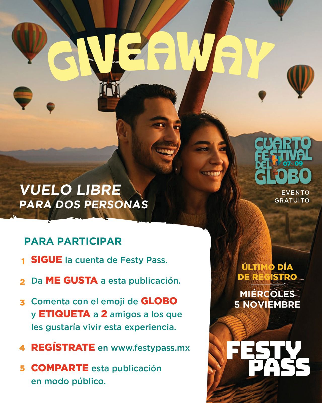 Giveaway Festival del Globo